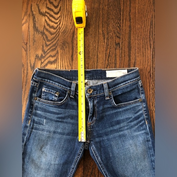 Rag & Bone Women’s 26 Tomboy Distressed Burnley Wash Mid-Rise Skinny Jeans- EUC! - Picture 11 of 15